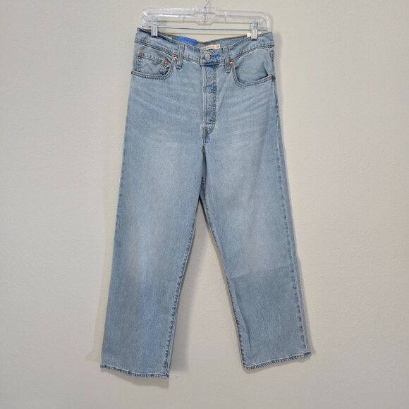 NWT Levi's Ribcage Ultra High Rise Straight Jeans High Rise 90s Size 30
